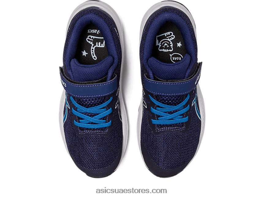 Asics أزرق نيلي / أزرق تولد من جديد gt-1000 11 روضة الأطفال 2N24DJ4318