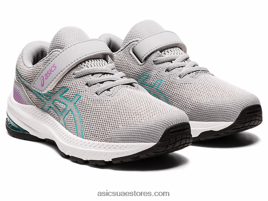 Asics رمادي بيدمونت / زجاج البحر gt-1000 11 روضة الأطفال 2N24DJ4350