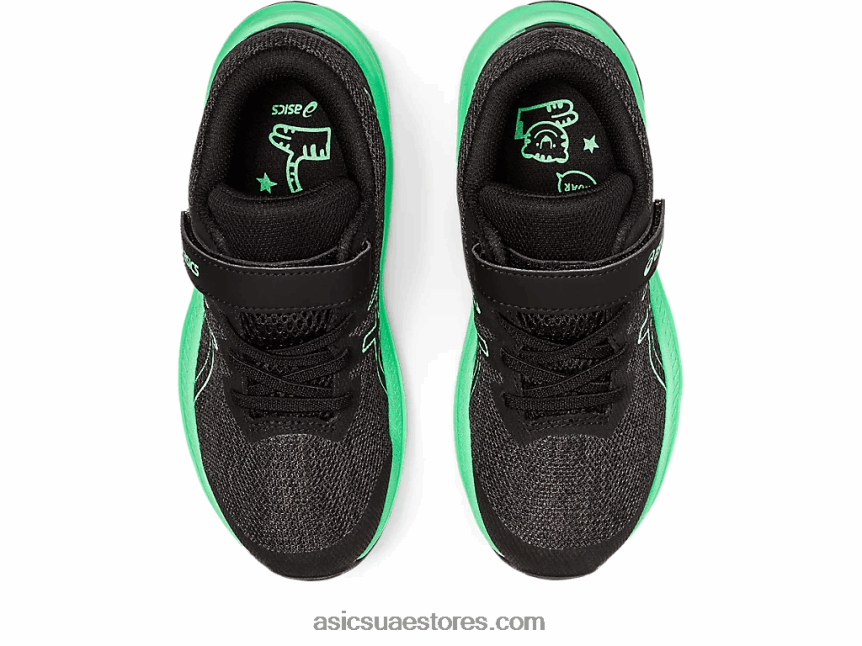 Asics رمادي جرافيت / ورقة جديدة gt-1000 11 روضة الأطفال 2N24DJ4353