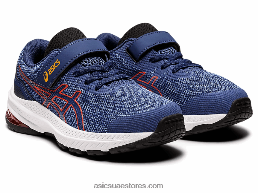 Asics اللازوردية / أعماق المحيط gt-1000 11 روضة الأطفال 2N24DJ4365