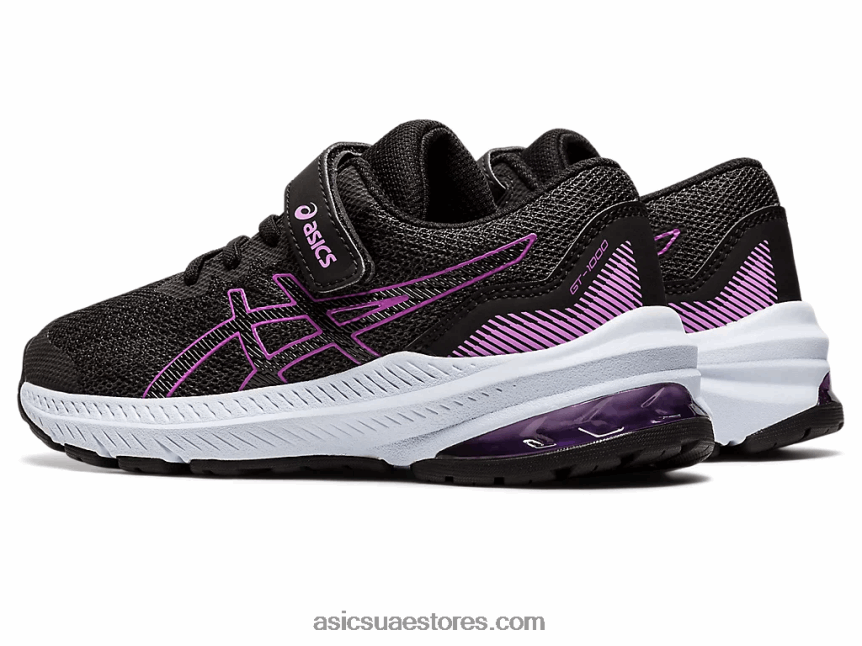Asics الجرافيت الرمادي / الأوركيد gt-1000 11 روضة الأطفال 2N24DJ4369