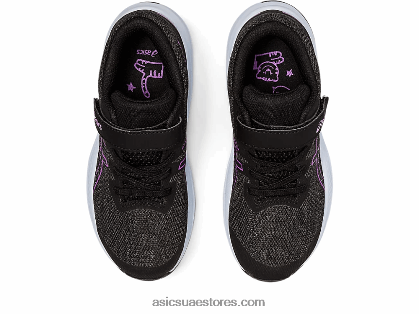 Asics الجرافيت الرمادي / الأوركيد gt-1000 11 روضة الأطفال 2N24DJ4369