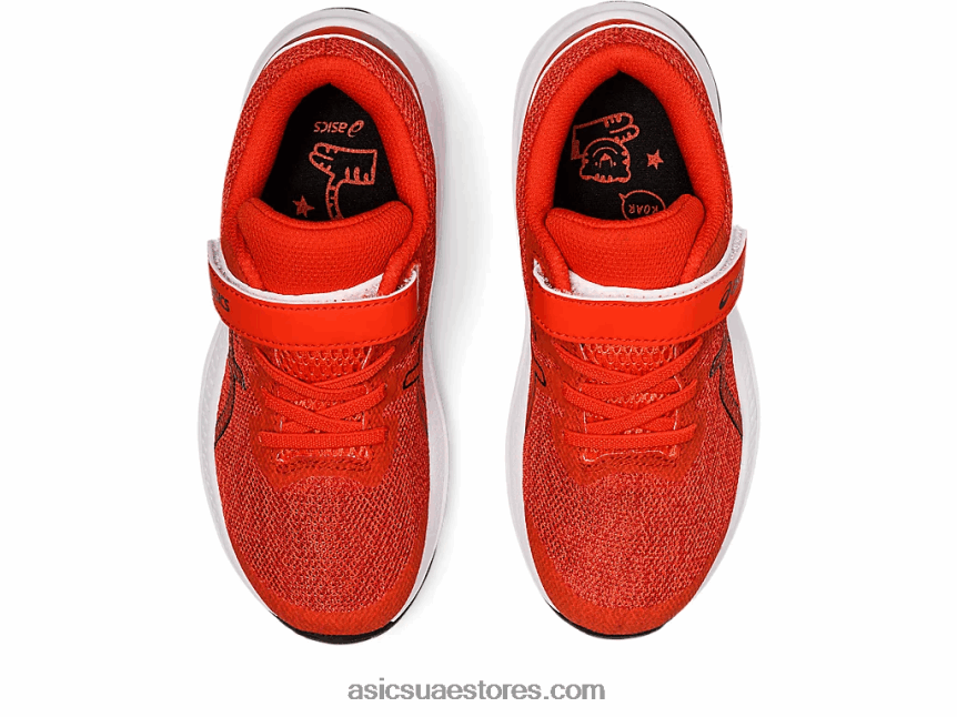Asics طماطم كرزية / أسود gt-1000 11 روضة الأطفال 2N24DJ4370