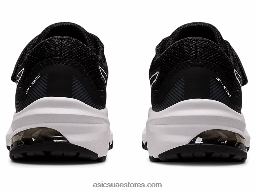 Asics أسود / أبيض gt-1000 11 روضة الأطفال 2N24DJ4401