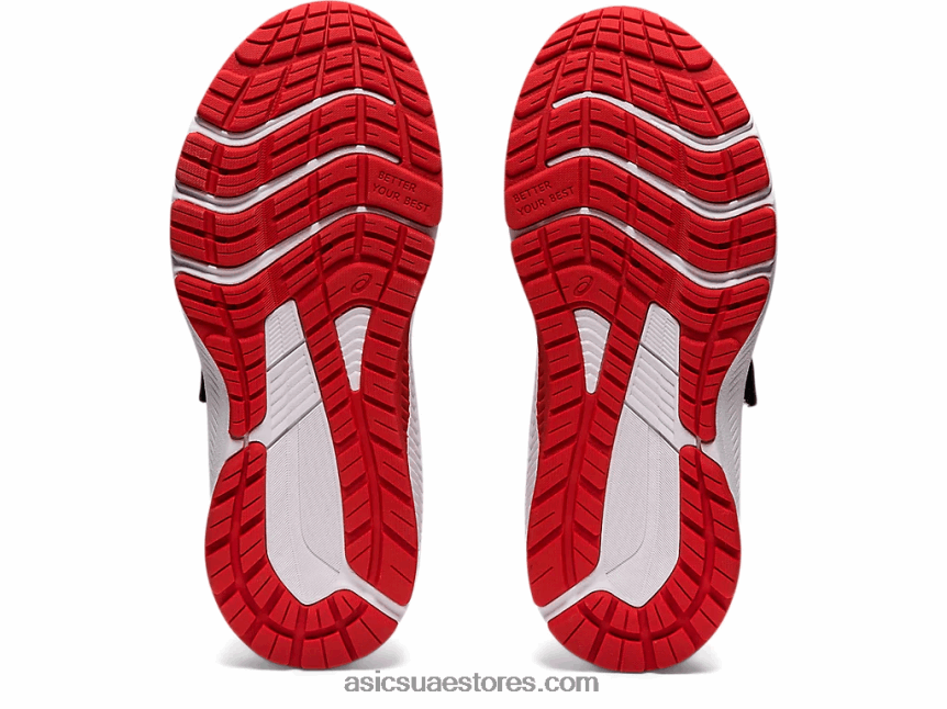Asics رمادي جرافيت / أحمر ناري gt-1000 11 روضة الأطفال 2N24DJ4458