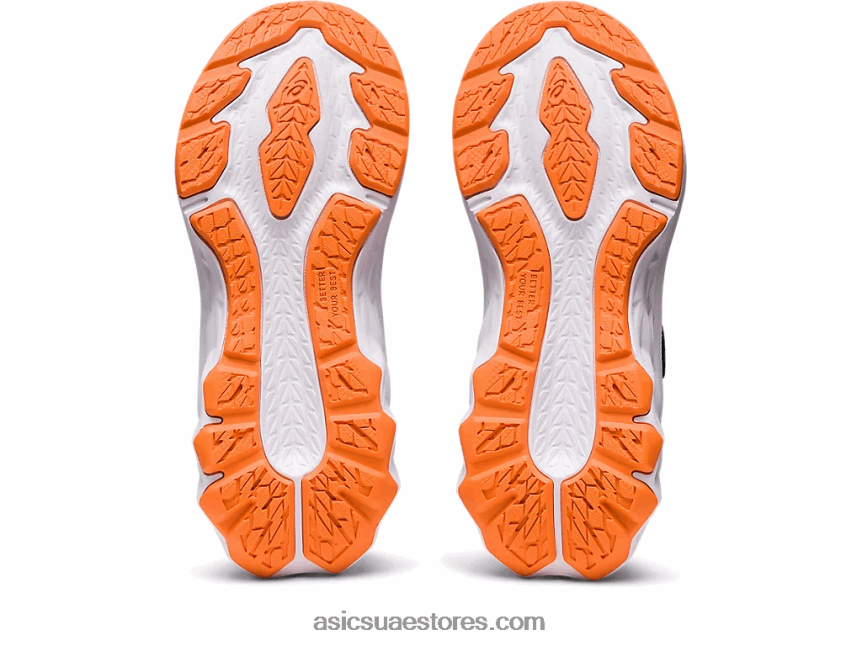 Asics أزرق نيلي / شمس خوخ novablast 2 مرحلة ما قبل المدرسة 2N24DJ4283