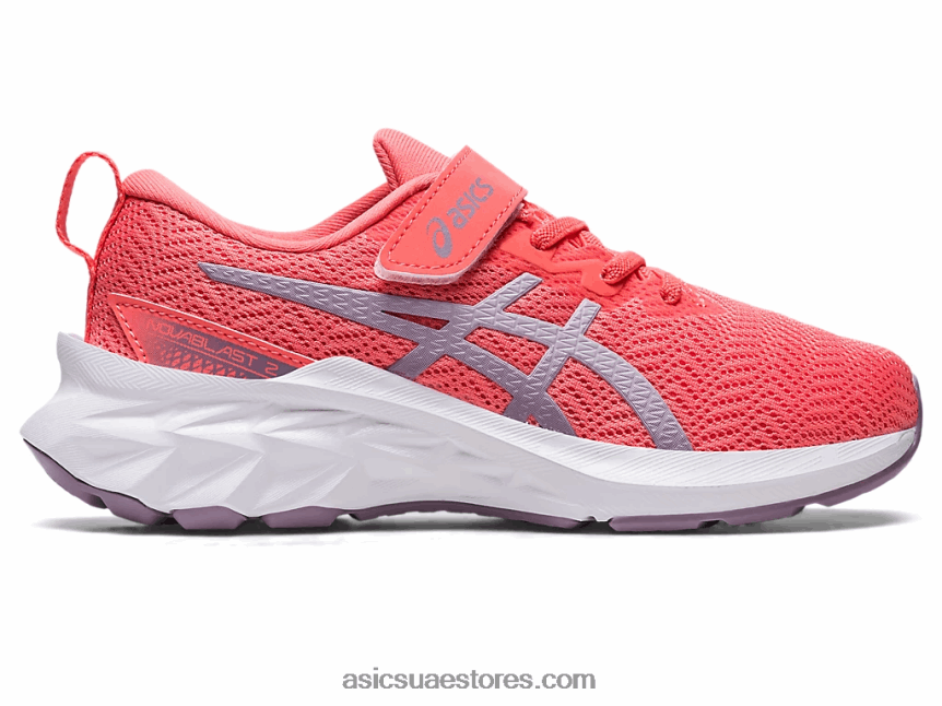 Asics البابايا / البنفسج الغسق novablast 2 مرحلة ما قبل المدرسة 2N24DJ4290