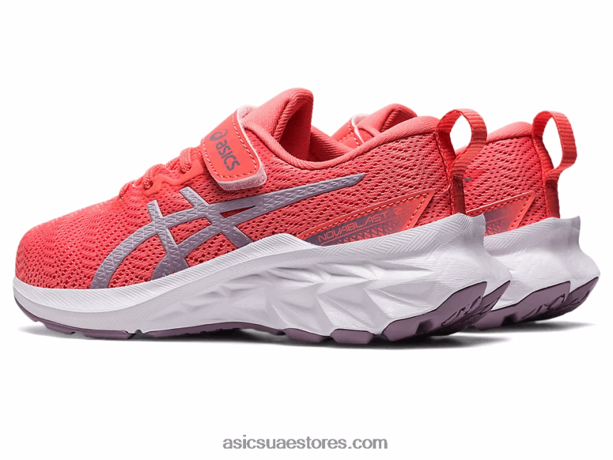 Asics البابايا / البنفسج الغسق novablast 2 مرحلة ما قبل المدرسة 2N24DJ4290