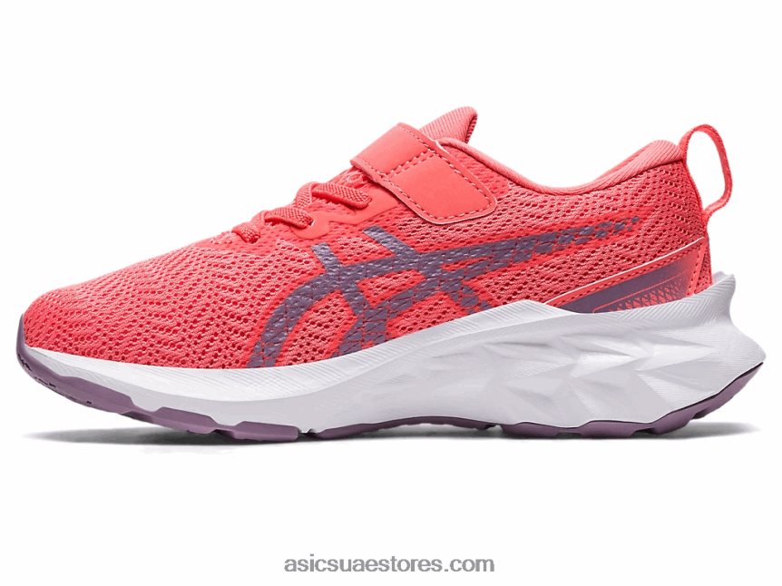 Asics البابايا / البنفسج الغسق novablast 2 مرحلة ما قبل المدرسة 2N24DJ4290
