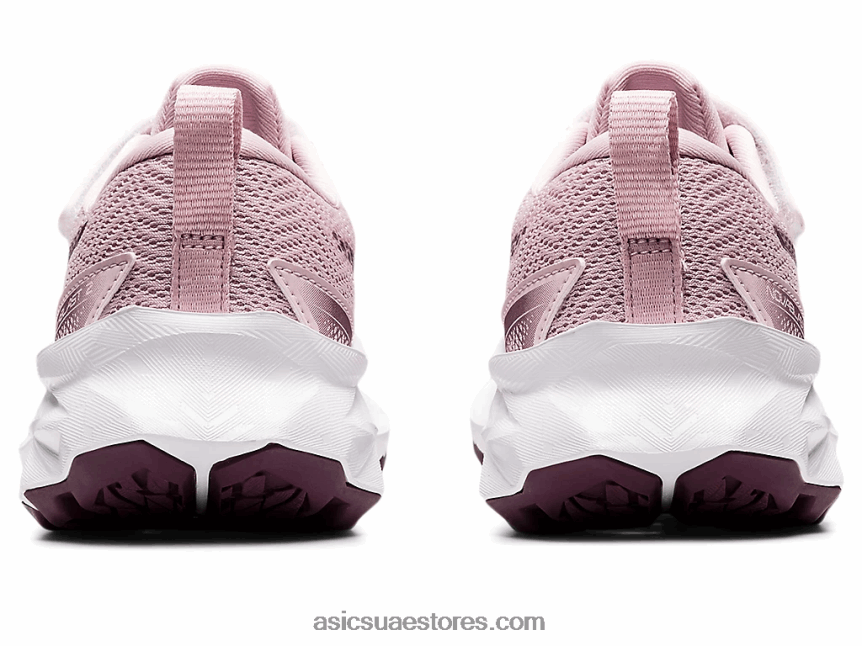 Asics ارتفع بالكاد / الفضة النقية novablast 2 مرحلة ما قبل المدرسة 2N24DJ4445