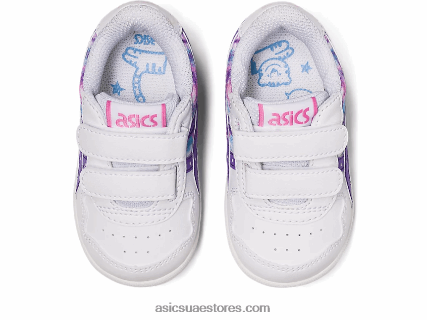 Asics أبيض / جمشت حجم اليابان طفل صغير 2N24DJ4325