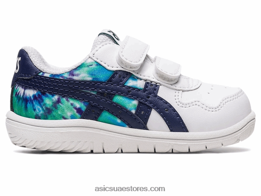Asics أبيض / طاووس حجم اليابان طفل صغير 2N24DJ4327
