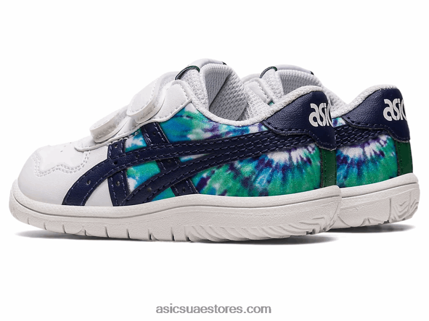Asics أبيض / طاووس حجم اليابان طفل صغير 2N24DJ4327