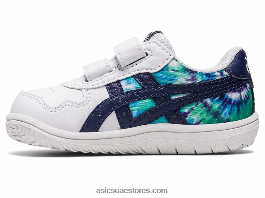 Asics أبيض / طاووس حجم اليابان طفل صغير 2N24DJ4327