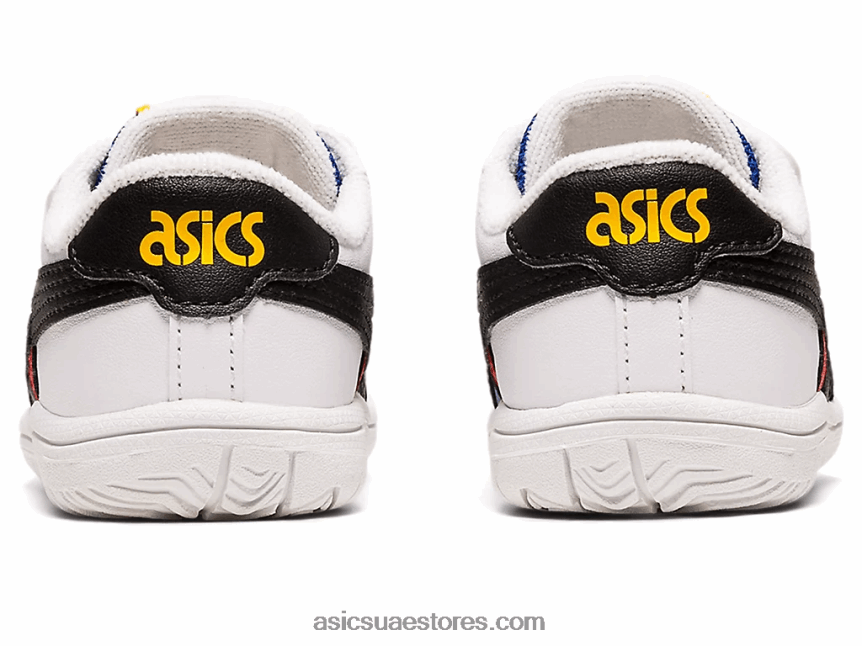 Asics أبيض أسود حجم اليابان طفل صغير 2N24DJ4428