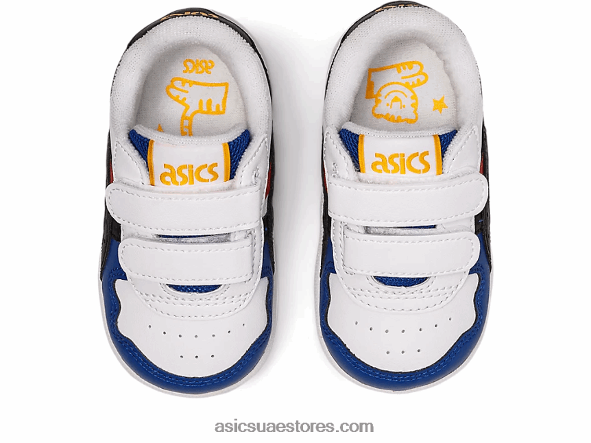 Asics أبيض أسود حجم اليابان طفل صغير 2N24DJ4428