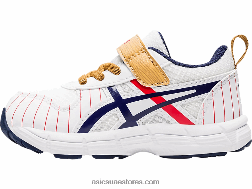 Asics أبيض / طاووس تتعامل مع حجم 6 طفل صغير 2N24DJ4555