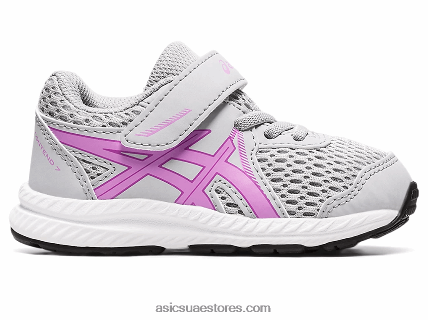Asics توهج بيدمونت رمادي / لافندر تتعامل مع 7 حجم طفل صغير 2N24DJ4387