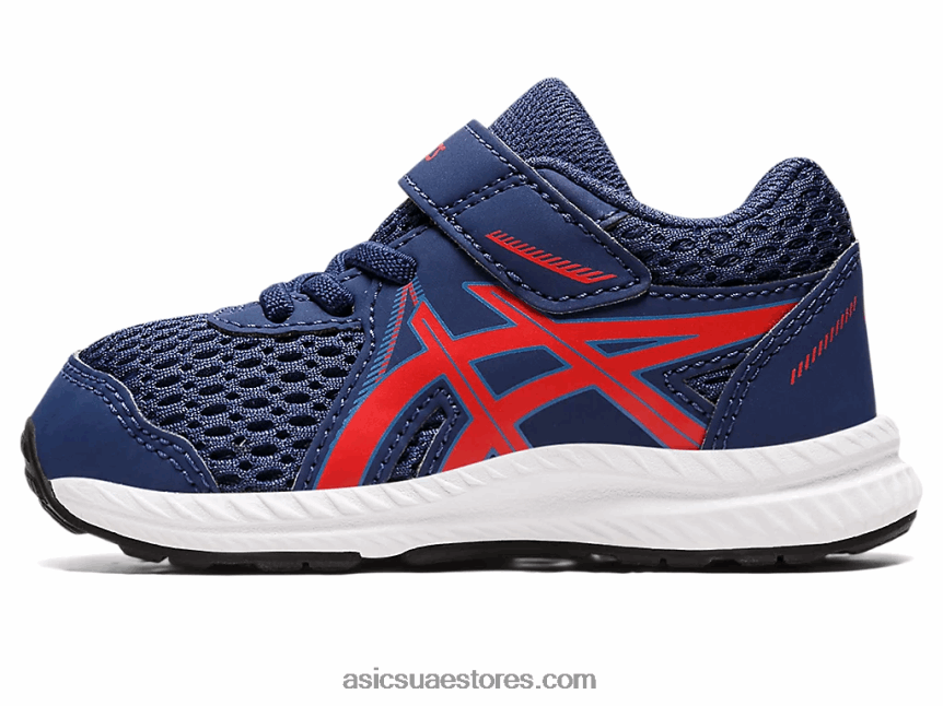 Asics أعماق المحيط / أحمر كلاسيكي تتعامل مع 7 حجم طفل صغير 2N24DJ4390