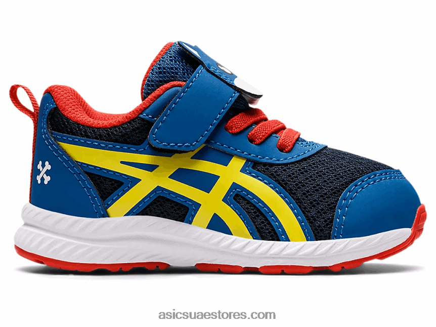 Asics محرك البحيرة / أصفر نابض بالحياة تتعامل مع 7 حجم طفل صغير 2N24DJ4475