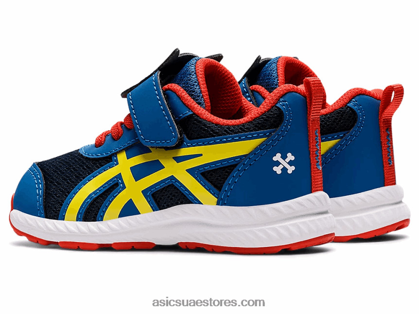 Asics محرك البحيرة / أصفر نابض بالحياة تتعامل مع 7 حجم طفل صغير 2N24DJ4475