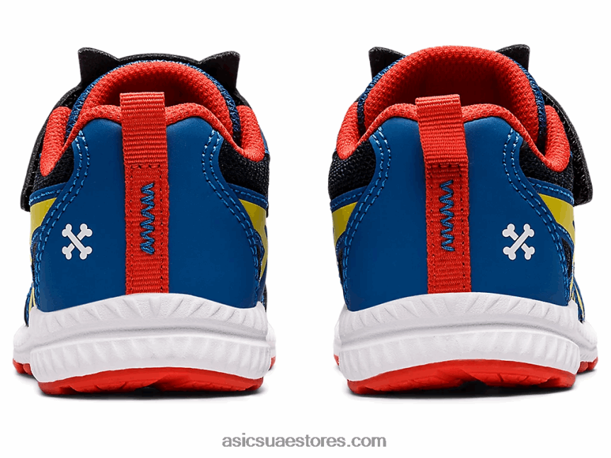 Asics محرك البحيرة / أصفر نابض بالحياة تتعامل مع 7 حجم طفل صغير 2N24DJ4475