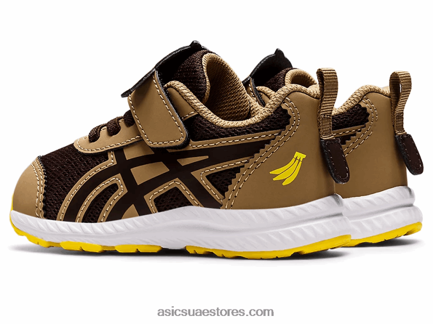 Asics قهوة / قهوة تتعامل مع 7 حجم طفل صغير 2N24DJ4483