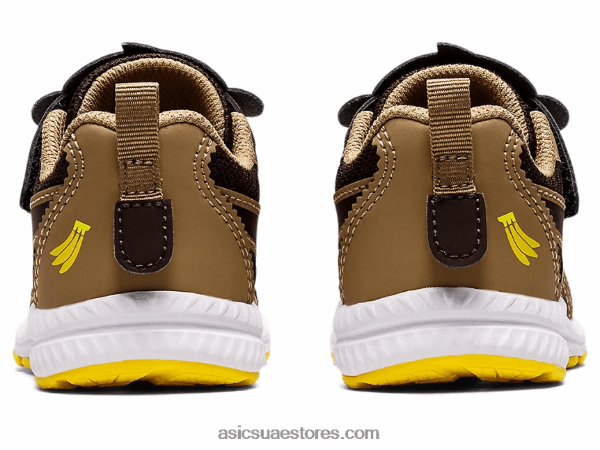 Asics قهوة / قهوة تتعامل مع 7 حجم طفل صغير 2N24DJ4483