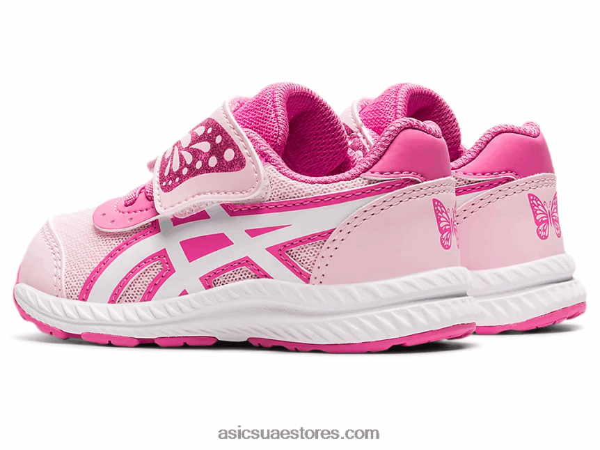 Asics حلوى القطن / أبيض تتعامل مع 7 حجم طفل صغير 2N24DJ4511