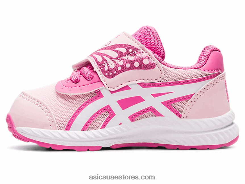Asics حلوى القطن / أبيض تتعامل مع 7 حجم طفل صغير 2N24DJ4511