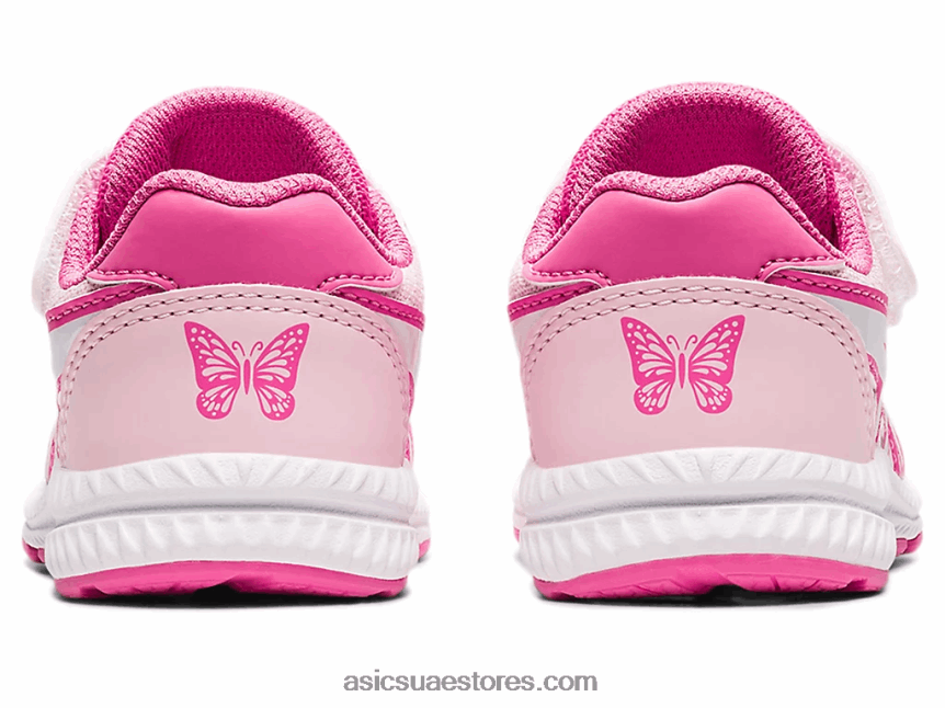 Asics حلوى القطن / أبيض تتعامل مع 7 حجم طفل صغير 2N24DJ4511