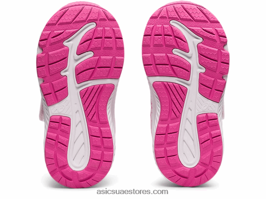 Asics حلوى القطن / أبيض تتعامل مع 7 حجم طفل صغير 2N24DJ4511