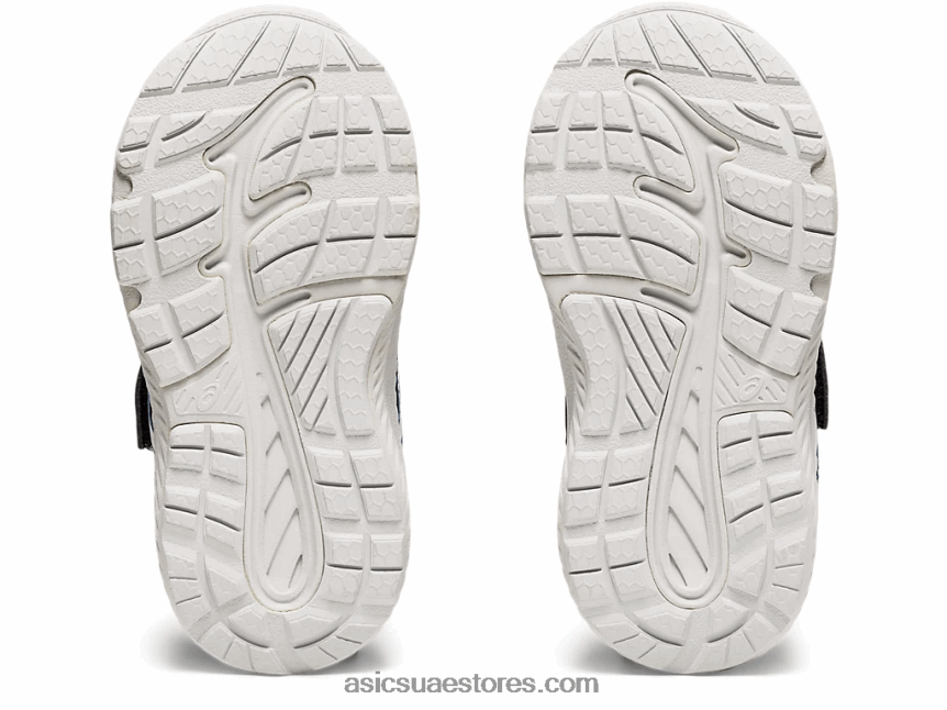 Asics الخيط الرمادي / أبيض تتعامل مع 7 حجم طفل صغير 2N24DJ4545