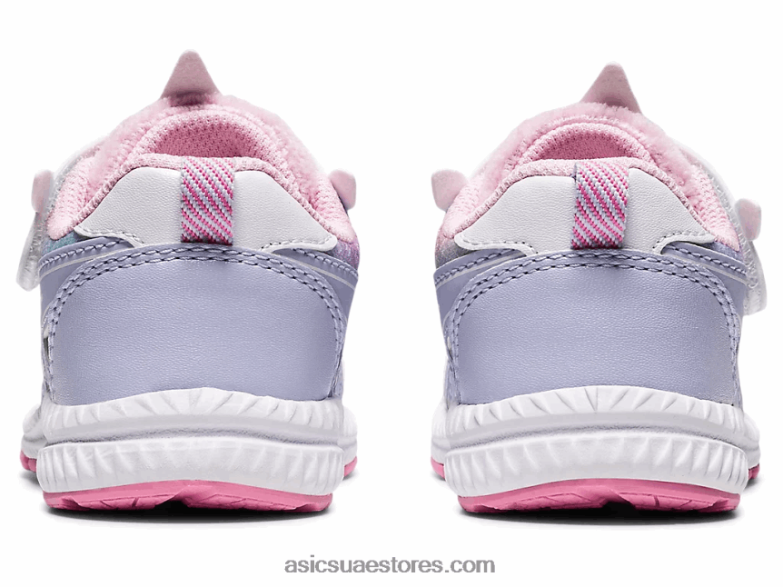 Asics أوبال أرجواني / أبيض تتعامل مع 7 حجم طفل صغير 2N24DJ4547