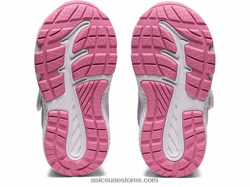Asics أوبال أرجواني / أبيض تتعامل مع 7 حجم طفل صغير 2N24DJ4547