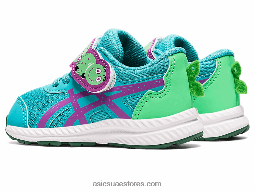 Asics زجاج البحر / السحلية تتعامل مع 8 ساحة مدرسة بحجم طفل صغير 2N24DJ4411