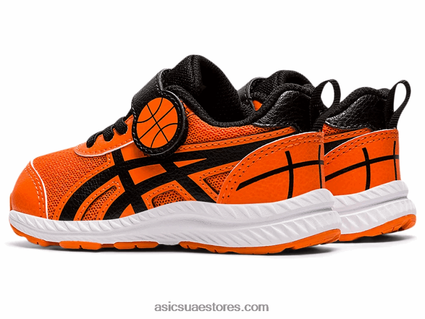 Asics habanero / أسود تتعامل مع 7 حجم طفل صغير 2N24DJ4521