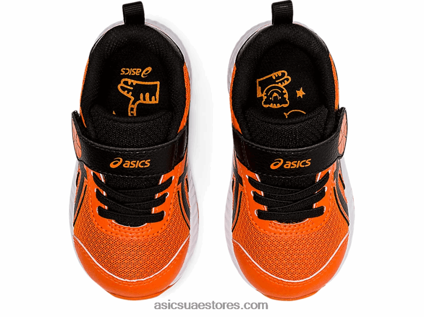 Asics habanero / أسود تتعامل مع 7 حجم طفل صغير 2N24DJ4521